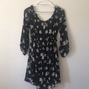 Forver21+ floral off-the-shoulder dress